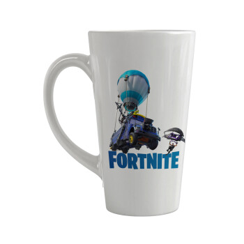 Fortnite Bus, Κούπα κωνική Latte Μεγάλη, κεραμική, 450ml