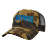 Adult Structured Trucker Hat, with Mesh, (Camouflage) Army (100% COTTON, ADULT, UNISEX, ONE SIZE)