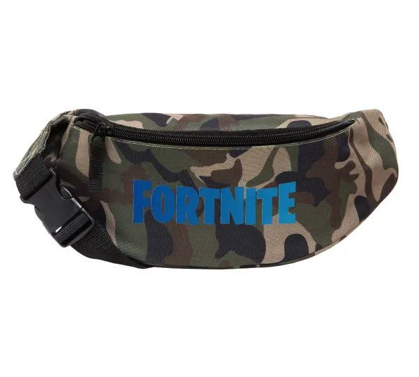 Fortnite Bus — Unisex waist bag (banana) in Jungle camouflage color with 2 pockets
