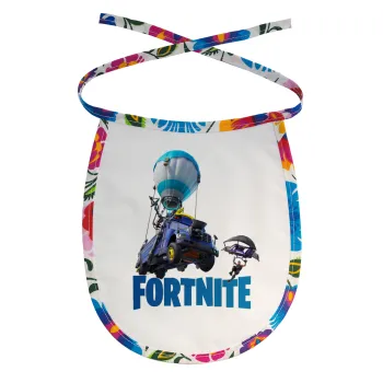Fortnite Bus, Σαλιάρα μωρού αλέκιαστη με κορδόνι Χρωματιστή