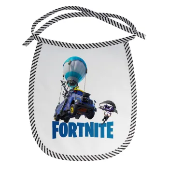 Fortnite Bus, Σαλιάρα μωρού αλέκιαστη με κορδόνι Μαύρη