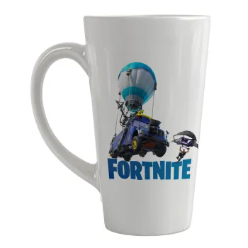 Fortnite Bus, Κούπα κωνική Latte Μεγάλη, κεραμική, 450ml