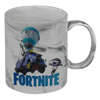 Fortnite Bus, Mug ceramic marble style, 330ml