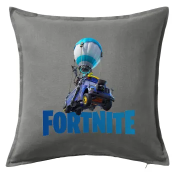 Fortnite Bus, Sofa cushion Grey 50x50cm includes filling