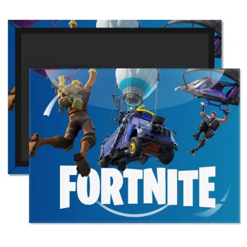 Fortnite Bus, Ορθογώνιο μαγνητάκι ψυγείου διάστασης 9x6cm