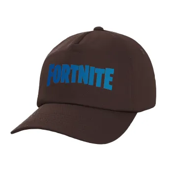 Fortnite Bus, Adult Baseball Cap, 100% Cotton, Chocolate (COTTON, ADULT, UNISEX, ONE SIZE)