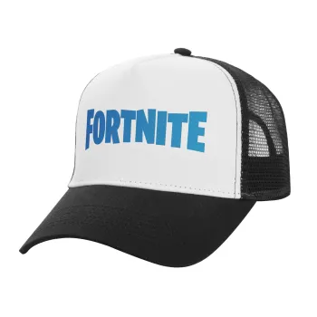 Fortnite Bus, Καπέλο Ενηλίκων Structured Trucker, με Δίχτυ, ΛΕΥΚΟ/ΜΑΥΡΟ (100% ΒΑΜΒΑΚΕΡΟ, ΕΝΗΛΙΚΩΝ, UNISEX, ONE SIZE)