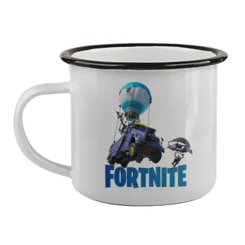 Fortnite Bus, Κούπα εμαγιέ με μαύρο χείλος 360ml