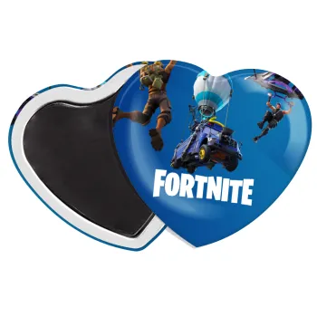 Fortnite Bus, Μαγνητάκι καρδιά (57x52mm)