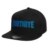 Καπέλο παιδικό Flat Snapback, Μαύρο (100% ΒΑΜΒΑΚΕΡΟ, ΠΑΙΔΙΚΟ, UNISEX, ONE SIZE)