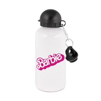 Barbie, Metal water bottle, White, aluminum 500ml