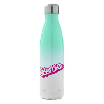 Barbie, Metal mug thermos Green/White (Stainless steel), double wall, 500ml
