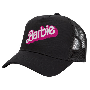 Barbie, Καπέλο Trucker με Δίχτυ, Μαύρο, (ΒΑΜΒΑΚΕΡΟ, ΠΑΙΔΙΚΟ, UNISEX, ONE SIZE)