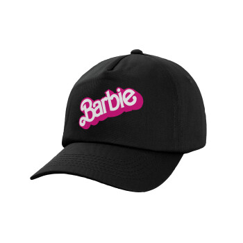 Barbie, Καπέλο Baseball, 100% Βαμβακερό, Low profile, Μαύρο