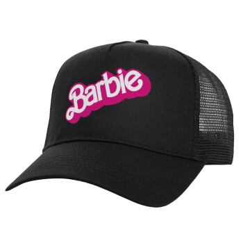 Barbie, Καπέλο Structured Trucker, Μαύρο, 100% βαμβακερό