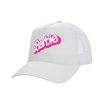 Barbie, Καπέλο Ενηλίκων Structured Trucker, με Δίχτυ, ΛΕΥΚΟ (100% ΒΑΜΒΑΚΕΡΟ, ΕΝΗΛΙΚΩΝ, UNISEX, ONE SIZE)