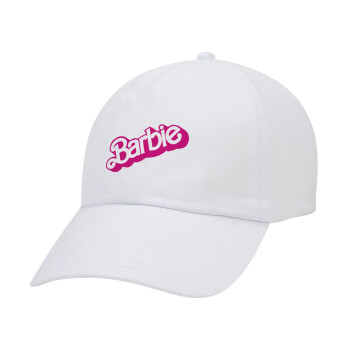 Barbie, Καπέλο Ενηλίκων Baseball Λευκό 5-φύλλο (POLYESTER, ΕΝΗΛΙΚΩΝ, UNISEX, ONE SIZE)