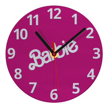 Barbie, Ρολόι τοίχου γυάλινο (20cm)
