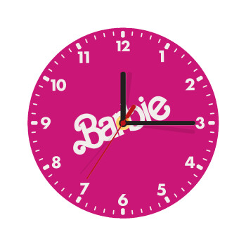 Barbie, Wooden wall clock (20cm)