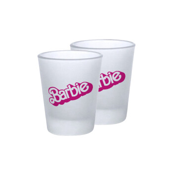 Barbie, Σφηνοπότηρα γυάλινα 45ml του πάγου (2 τεμάχια)