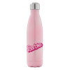 Μεταλλικό παγούρι θερμός Ροζ Ιριδίζον (Stainless steel), διπλού τοιχώματος, 500ml
