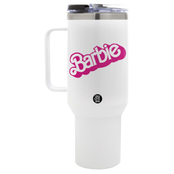 Barbie, Mega Stainless steel Tumbler with lid, double wall 1,2L