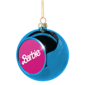 Barbie, Χριστουγεννιάτικη μπάλα δένδρου Μπλε 8cm