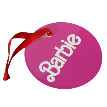 Barbie, Στολίδι Χριστουγεννιάτικο στολίδι γυάλινο 9cm