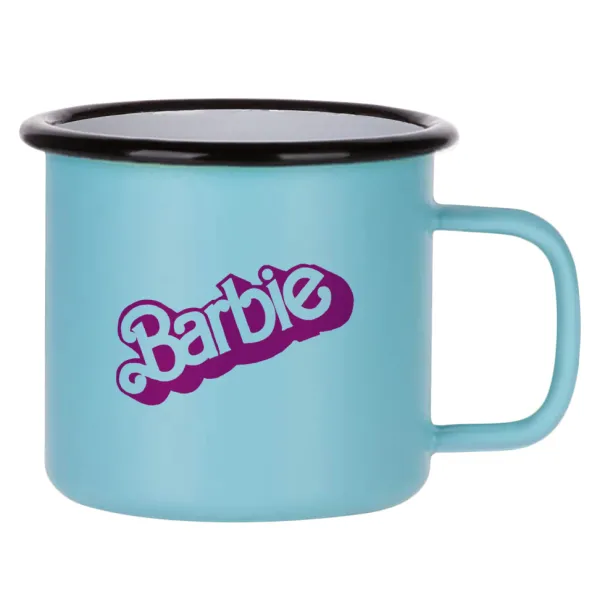 Barbie — Κούπα Μεταλλική εμαγιέ ΜΑΤ σιέλ 360ml