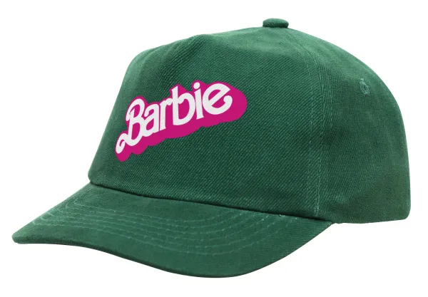 Barbie — Καπέλο παιδικό Baseball, 100% Βαμβακερό Drill, ΠΡΑΣΙΝΟ (ΒΑΜΒΑΚΕΡΟ, ΠΑΙΔΙΚΟ, ONE SIZE)
