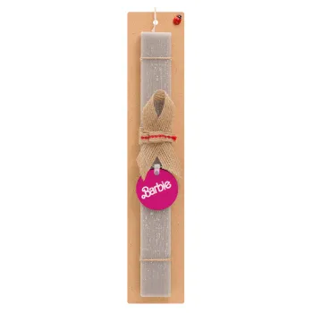 Barbie, Easter Set, wooden keychain & scented Easter candle flat (30cm) (GRAY)