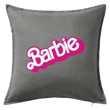 Barbie, Μαξιλάρι καναπέ Γκρι 100% βαμβάκι, περιέχεται το γέμισμα (50x50cm)