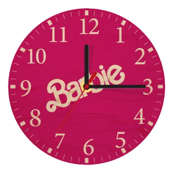 Barbie, Ρολόι τοίχου ξύλινο plywood (20cm)