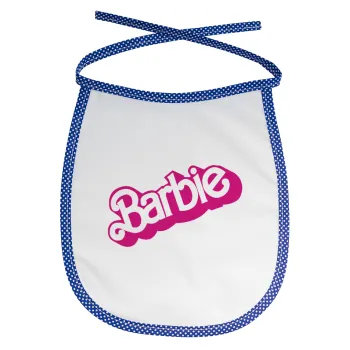 Barbie, Σαλιάρα μωρού αλέκιαστη με κορδόνι Μπλε