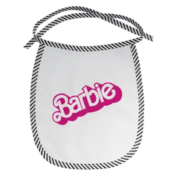 Barbie, Σαλιάρα μωρού αλέκιαστη με κορδόνι Μαύρη