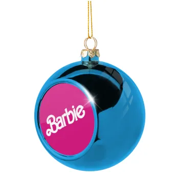 Barbie, Blue Christmas tree ball ornament 8cm