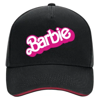 Barbie, DRILL Adult Ultimate Hat BLACK/RED, (100% COTTON, ADULT, UNISEX, ONE SIZE)