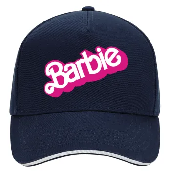 Barbie, DRILL Adult Ultimate Hat BLUE/WHITE, (100% COTTON, ADULT, UNISEX, ONE SIZE)