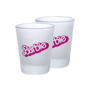 Barbie, Σφηνοπότηρα γυάλινα 45ml του πάγου (2 τεμάχια)