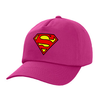 Superman vintage, Καπέλο παιδικό Baseball, 100% Βαμβακερό,  purple