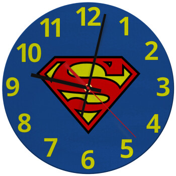 Superman vintage, Ρολόι τοίχου γυάλινο (30cm)
