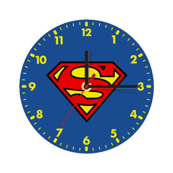 Superman vintage, Wooden wall clock (20cm)