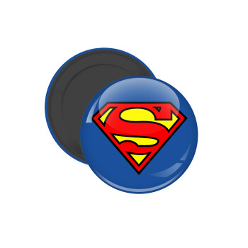 Superman vintage, Μαγνητάκι ψυγείου στρογγυλό διάστασης 5cm