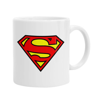 Superman vintage, Ceramic coffee mug, 330ml (1pcs)