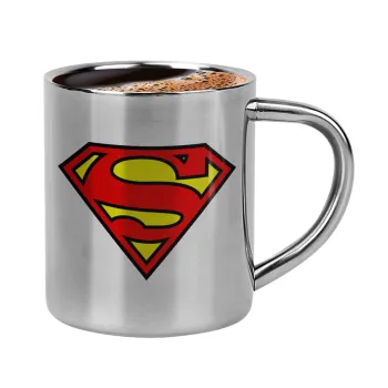 Superman vintage, Κουπάκι μεταλλικό διπλού τοιχώματος για espresso (220ml)