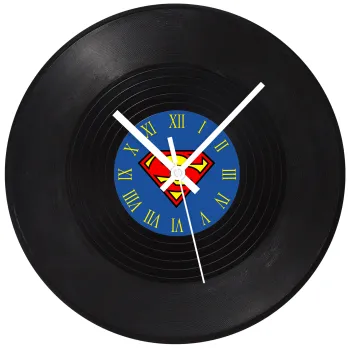 Superman vintage, Ρολόι τοίχου Βινύλιο (30cm)