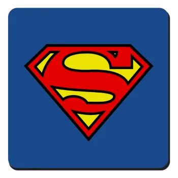 Superman vintage, Τετράγωνο μαγνητάκι ξύλινο 9x9cm