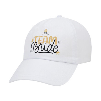 Team Bride Ruby, Καπέλο Baseball Λευκό (5-φύλλο, unisex)