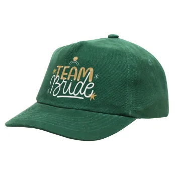 Team Bride Ruby, Children's Baseball Cap, 100% Cotton Drill, GREEN (COTTON, CHILDREN'S, ONE SIZE)
