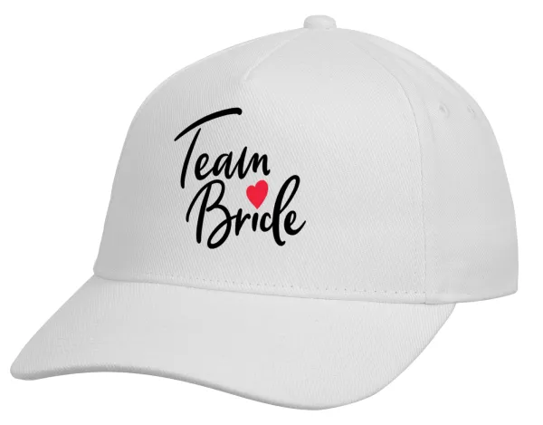 Team Bride red heart — 2